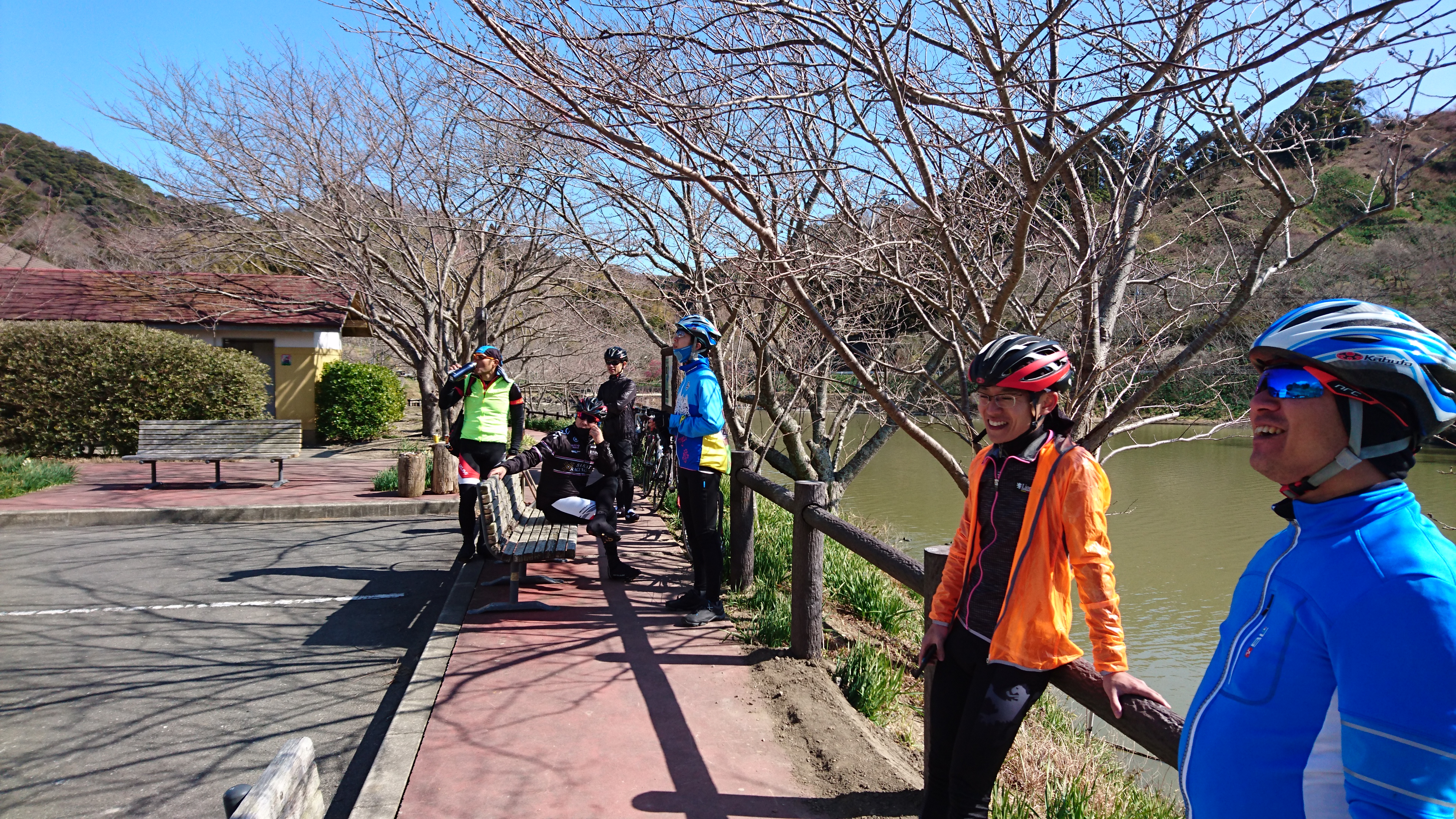 ２月の走行会は佐久間ダムに河津桜見物