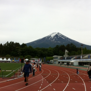 本会場からの富士山