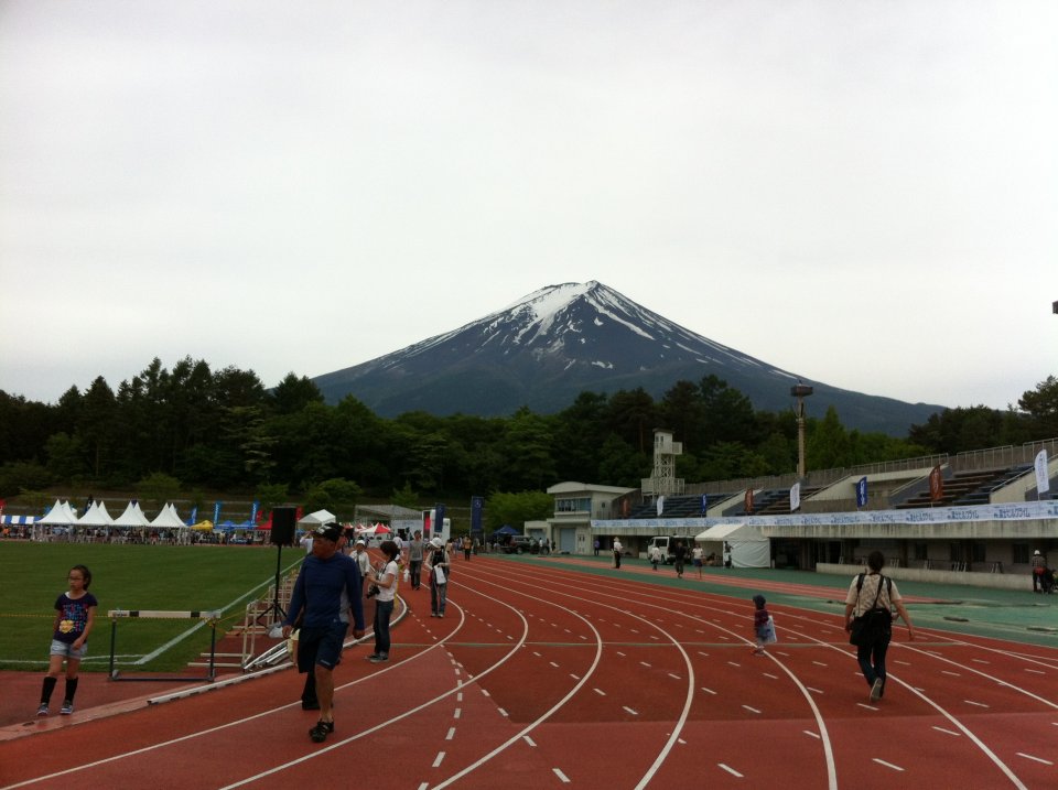 本会場からの富士山