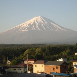 吉野荘からの富士山