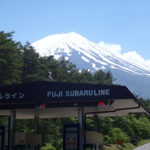 料金所からの富士山