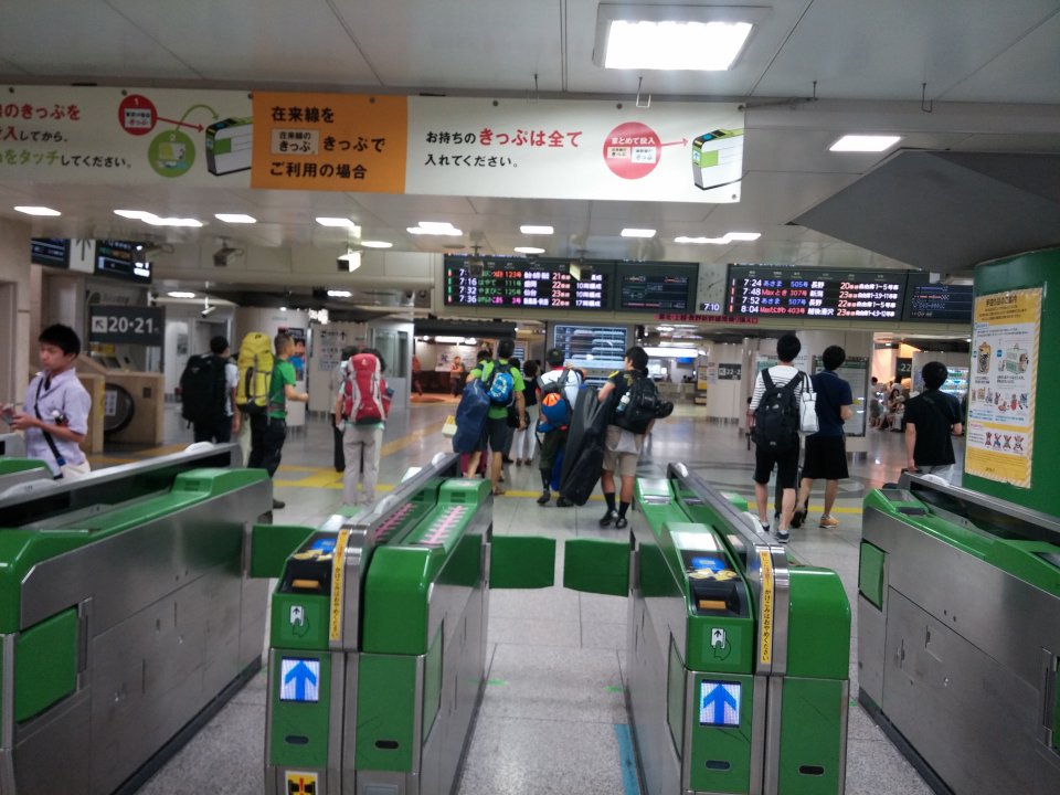 東京駅新幹線乗り場