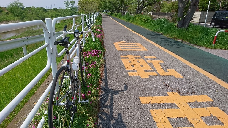 自粛中のお散歩サイクリングコース001（千葉県君津市周辺）