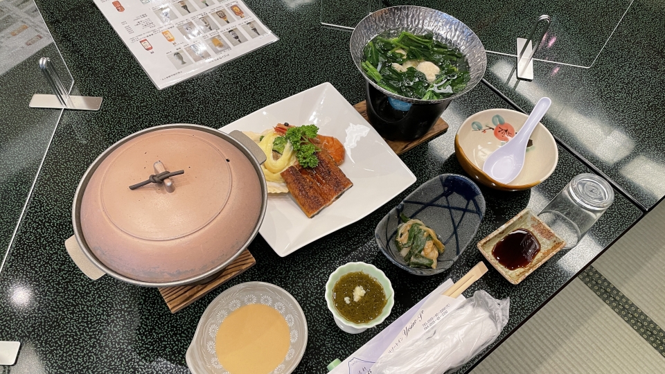 吉野荘の夕食